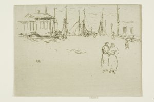Muelle de pesca, Ostende de James Abbott McNeill Whistler