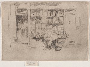 Tienda de fruta de James McNeill Whistler