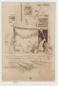 Puesto de frutas de James Abbott McNeill Whistler