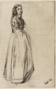 Fumette, de pie de James Abbott McNeill Whistler