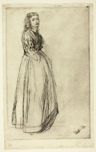 Fumette, de pie de James Abbott McNeill Whistler