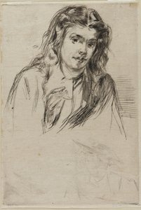 Cabeza Inclinada de Fumette de James Abbott McNeill Whistler