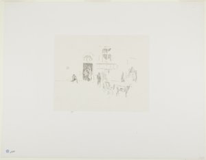 Puerta del Escenario de Gaiety de James Abbott McNeill Whistler