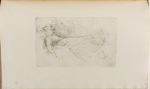 Chica acostada de James Abbott McNeill Whistler