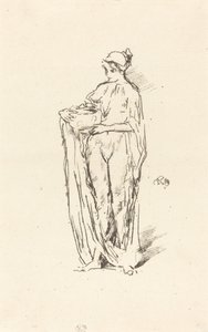 Niña con cuenco de James Abbott McNeill Whistler