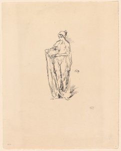 Niña con cuenco de James Abbott McNeill Whistler