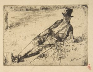 Pensionista de Greenwich de James McNeill Whistler