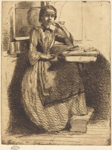 Gretchen en Heidelberg de James Abbott McNeill Whistler