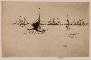 Flota de Su Majestad: Noche de James McNeill Whistler