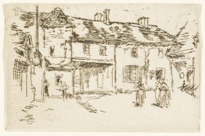 Hôtel de la Promenade, Loches de James Abbott McNeill Whistler