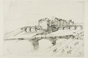 Isla de la Cité, París de James Abbott McNeill Whistler