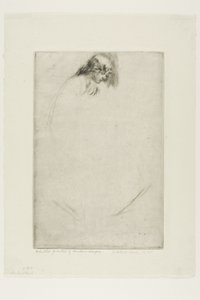 Cabeza doblada de Jo de James McNeill Whistler