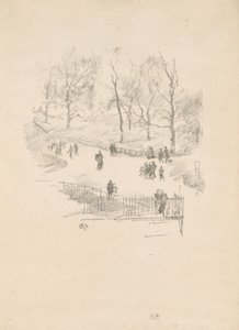 Jardines de Kensington de James Abbott McNeill Whistler