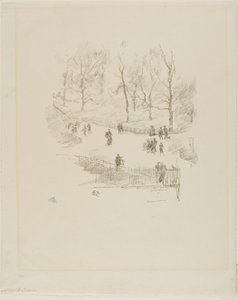 Jardines de Kensington de James Abbott McNeill Whistler