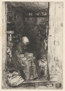 La Vielle aux Loques, del Conjunto francés (Douze Eaux-Fortes d de James Abbott McNeill Whistler