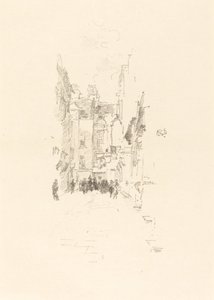 Pequeño patio, Cloth Fair de James Abbott McNeill Whistler