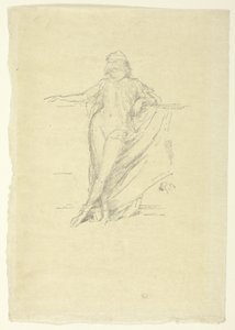 Pequeña figura vestida, inclinada de James Abbott McNeill Whistler