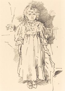 Pequeña Evelyn de James Abbott McNeill Whistler