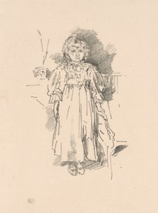 Pequeña Evelyn de James Abbott McNeill Whistler