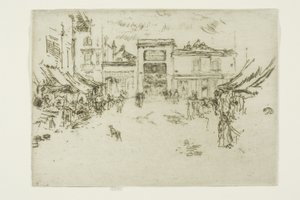 Plaza del Pequeño Mercado, Tours de James McNeill Whistler