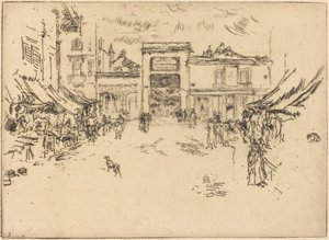 Pequeña plaza del mercado, Tours de James McNeill Whistler