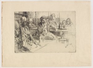 Hombres de la costa de James Abbott McNeill Whistler