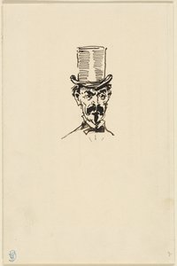 Hombre con sombrero de copa de James McNeill Whistler