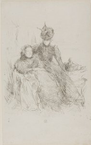Madre e hija [La madre enferma] de James McNeill Whistler