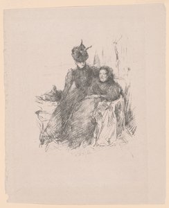 Madre e hija [La Mère Malade] de James McNeill Whistler