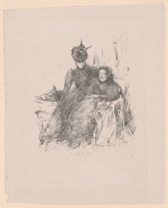 Madre e hija [La Mère Malade] de James McNeill Whistler