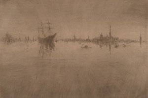 Nocturno, de Venecia, una serie de doce grabados (el "Primer Conjunto de Venecia")