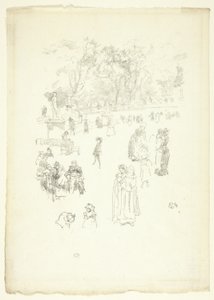 Niñeras: "Les Bonnes du Luxembourg" de James Abbott McNeill Whistler
