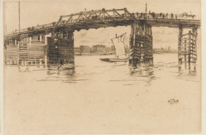 Puente de Battersea Viejo de James Abbott McNeill Whistler