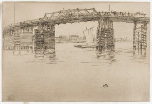 Puente de Battersea Viejo de James Abbott McNeill Whistler