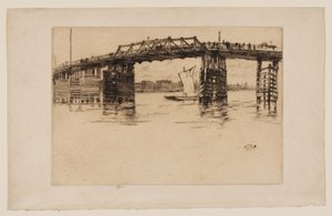 Puente viejo de Battersea de James Abbott McNeill Whistler