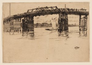 Puente de Battersea Viejo de James Abbott McNeill Whistler