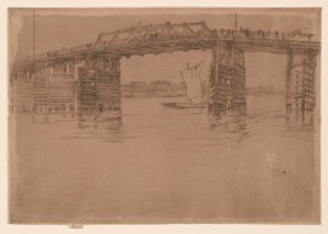 Puente de Battersea Viejo de James Abbott McNeill Whistler