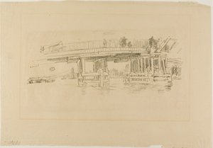 Antiguo puente de Battersea de James McNeill Whistler