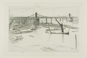 Puente Old Hungerford de James Abbott McNeill Whistler
