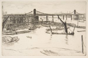 Antiguo puente de Hungerford de James McNeill Whistler