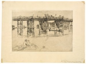 Viejo puente de Putney de James Abbott McNeill Whistler