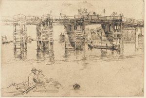 Viejo puente de Putney de James Abbott McNeill Whistler