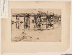 Viejo Puente de Putney de James Abbott McNeill Whistler