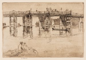 Viejo Puente de Putney de James Abbott McNeill Whistler
