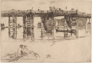 El antiguo puente de Putney de James McNeill Whistler