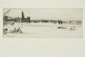 El viejo puente de Westminster de James Abbott McNeill Whistler