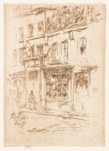 Petite Rue au Beurre, Bruselas de James Abbott McNeill Whistler