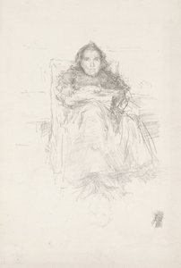 Estudio de retrato: Sra. Philip, No. 3 de James Abbott McNeill Whistler