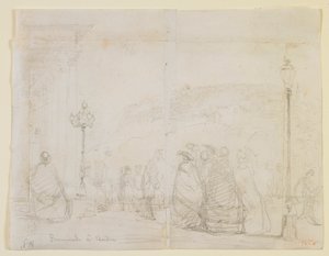 Paseo en Baden de James Abbott McNeill Whistler