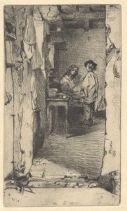 Recolectores de trapos, distrito de Mouffetard, París de James Abbott McNeill Whistler